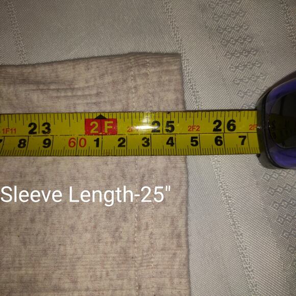 Chaps Womens Beige Top PLUS Sz 3X Lightweight Wide Ribbing Pockets River NWT - Picture 15 of 15